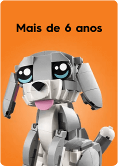 Clica aqui para explorar LEGO para crianças com mais de 4 anos